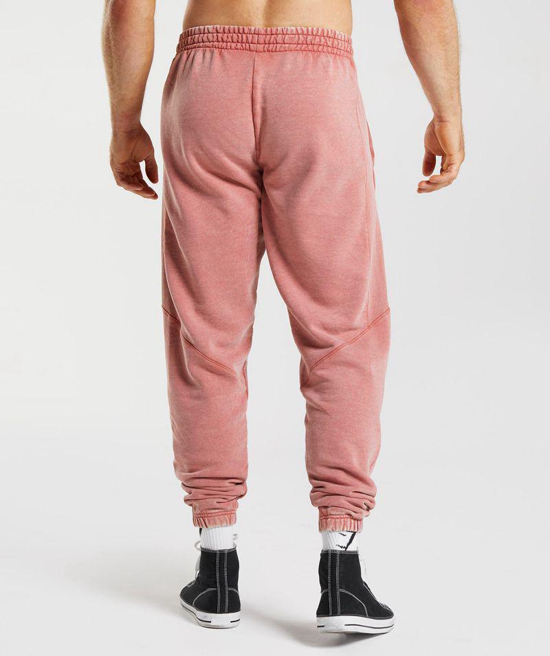 Gymshark Power Washed Jogger Nadrág Férfi Rózsaszín  Hungary |  WMQGH-6704