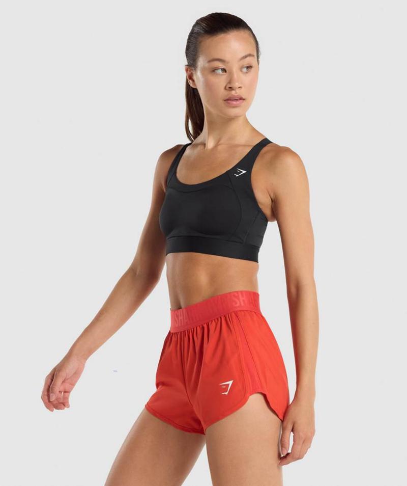 Gymshark Racer Back Sportmelltartó Női Fekete  Hungary |  CZDQK-6095