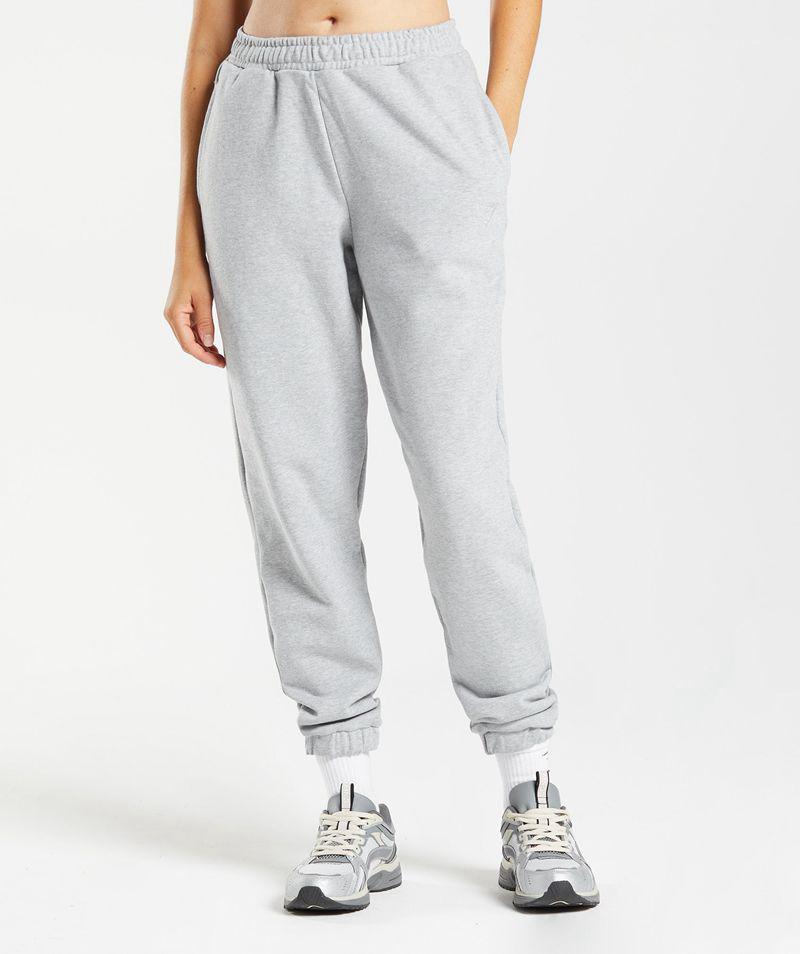 Gymshark Rest Day Sweats Jogger Nadrág Női Világos Szürke  Hungary |  BRQUY-6148