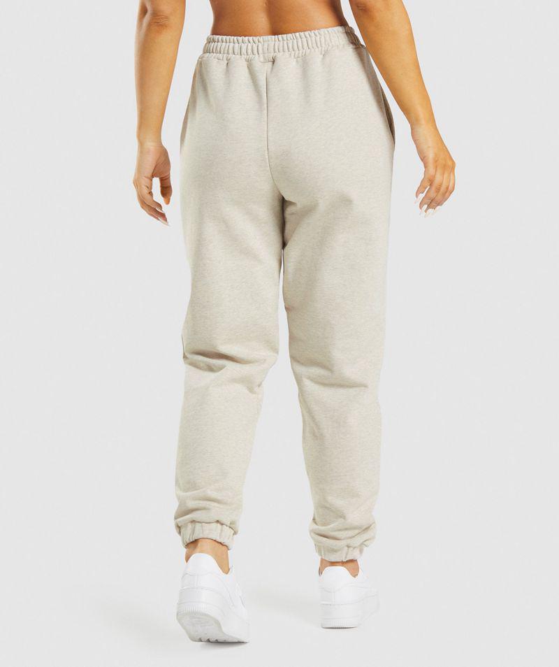 Gymshark Rest Day Sweats Jogger Nadrág Női Bézs  Hungary |  GHTYU-1596