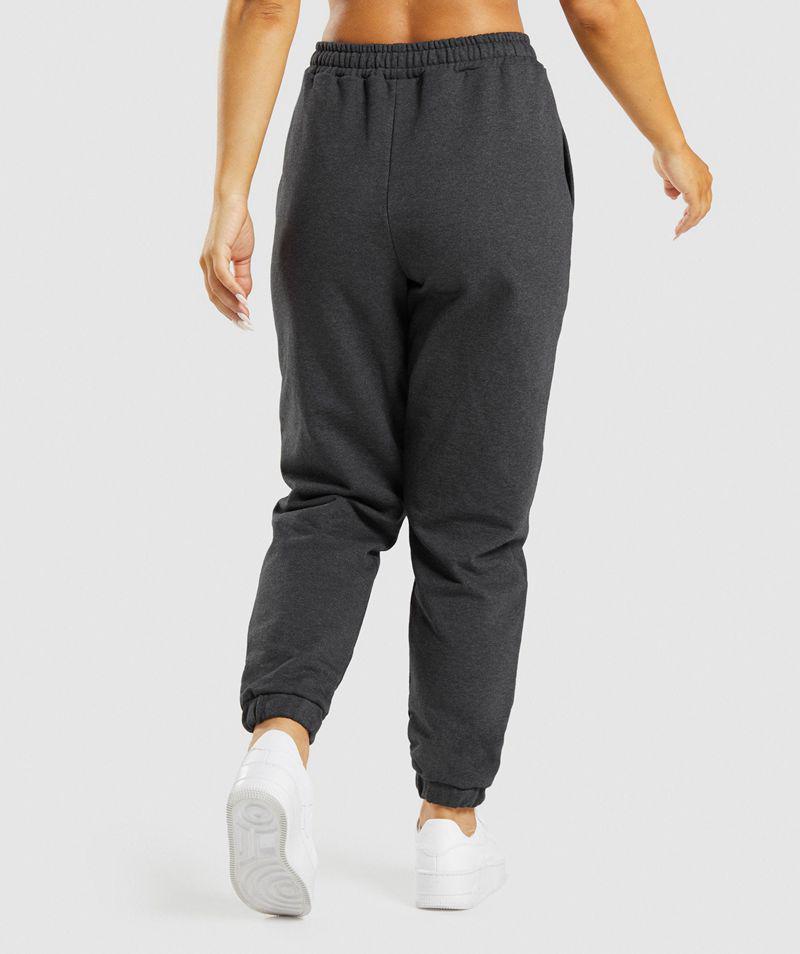 Gymshark Rest Day Sweats Jogger Nadrág Női Fekete  Hungary |  JRNXH-6934