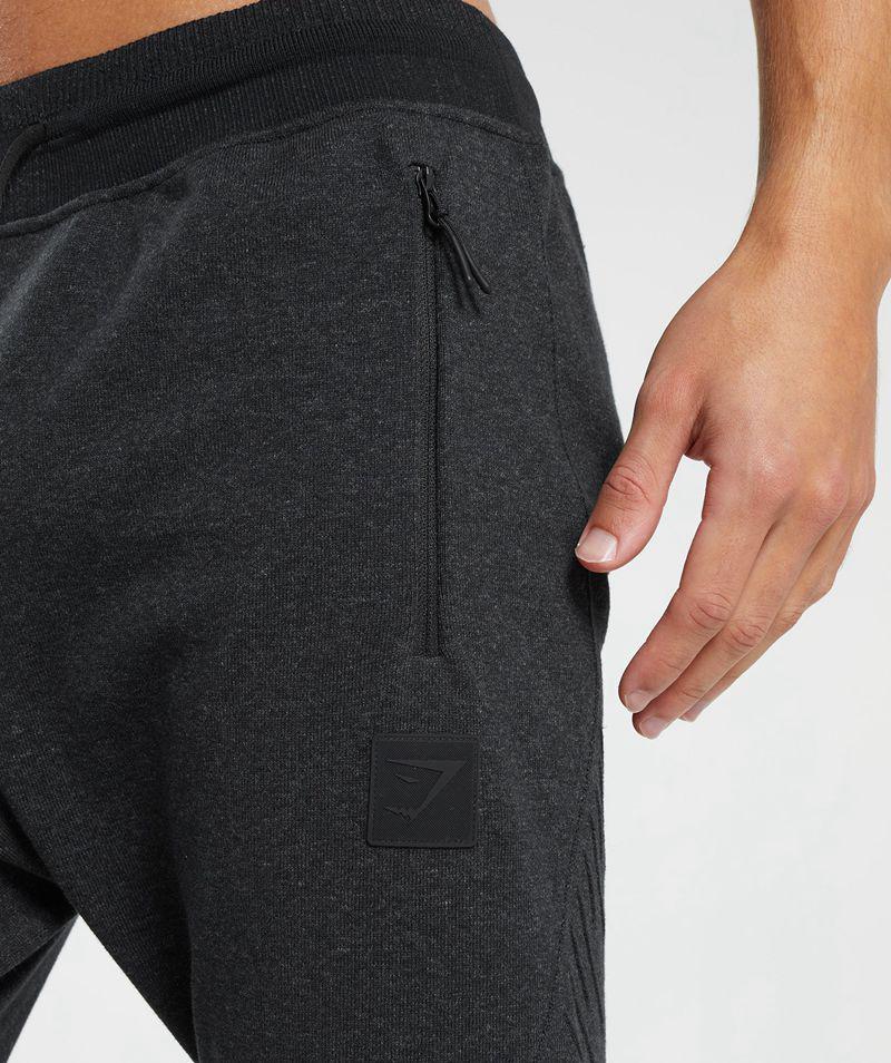 Gymshark Retake Knit Jogger Nadrág Férfi Fekete  Hungary |  XGKWT-2198