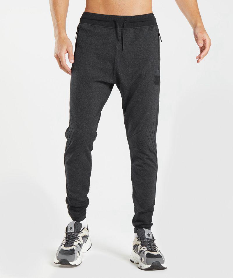 Gymshark Retake Knit Jogger Nadrág Férfi Fekete  Hungary |  XGKWT-2198