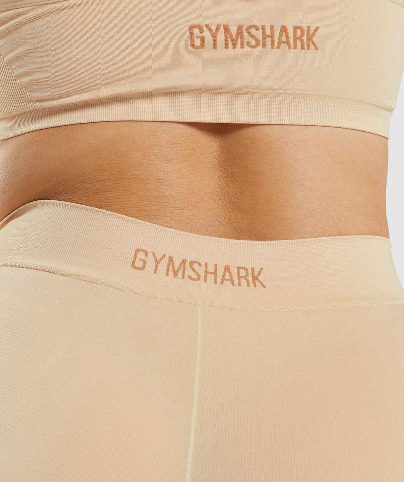 Gymshark Seamless Boxers Fehérnemű Női Világos Barna  Hungary |  HJPKS-9258