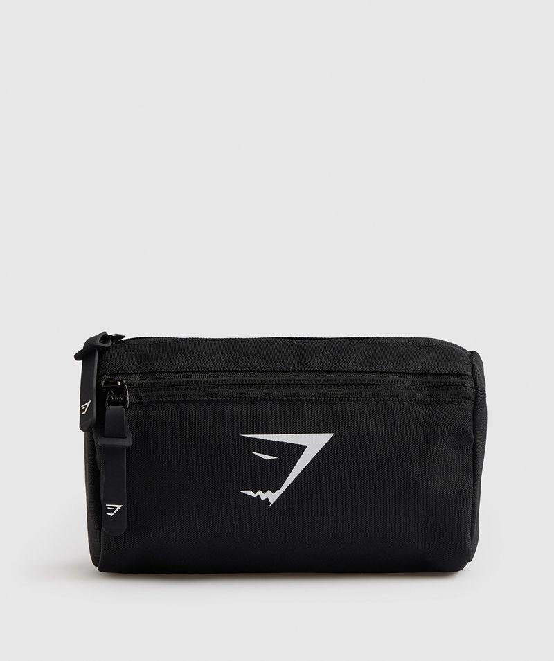 Gymshark Sharkhead Cross Body Crossbody Táska Accessories Fekete  Hungary |  EFWIB-0154