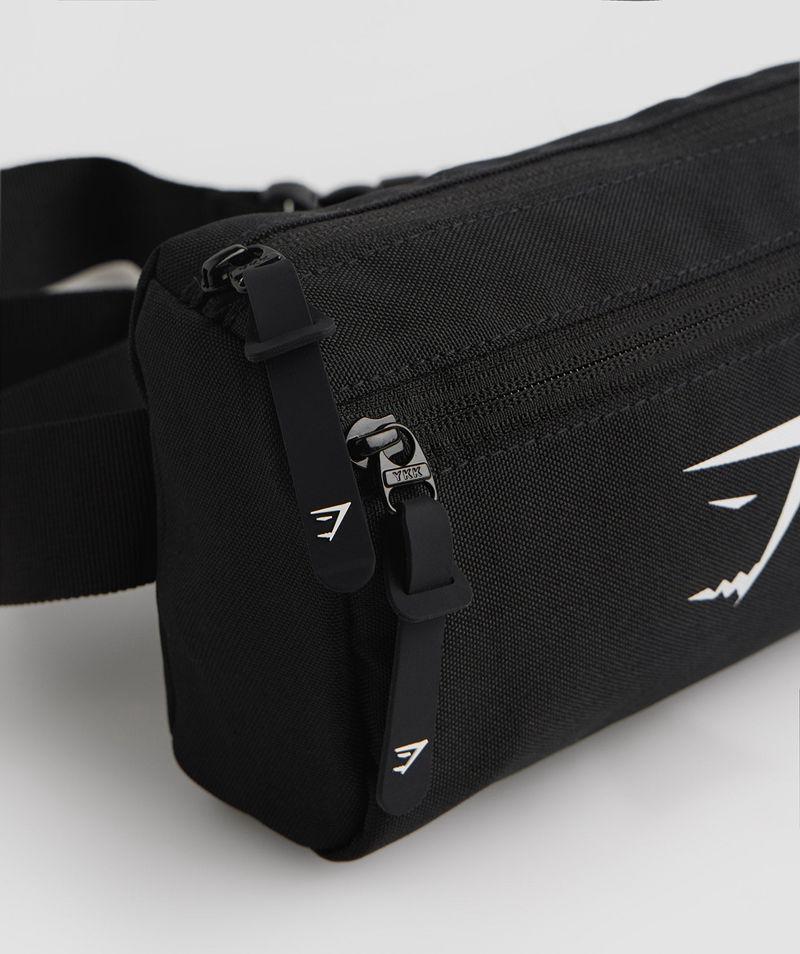 Gymshark Sharkhead Cross Body Crossbody Táska Accessories Fekete  Hungary |  EFWIB-0154