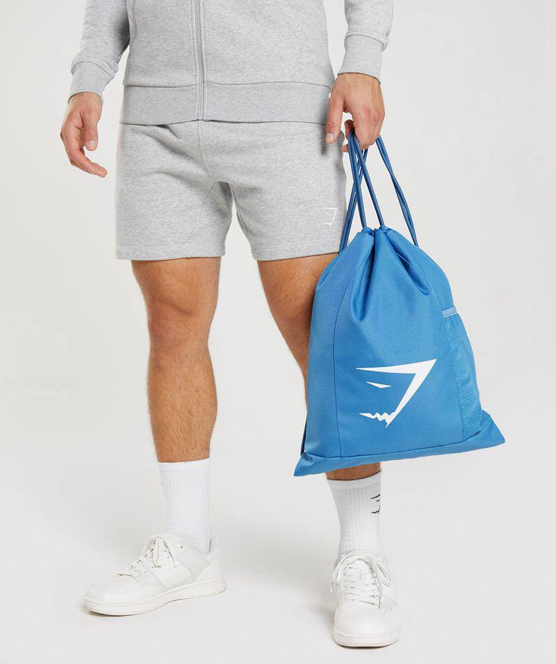 Gymshark Sharkhead Gymsack Mini Táskák Accessories Kék  Hungary |  MQPKG-5702