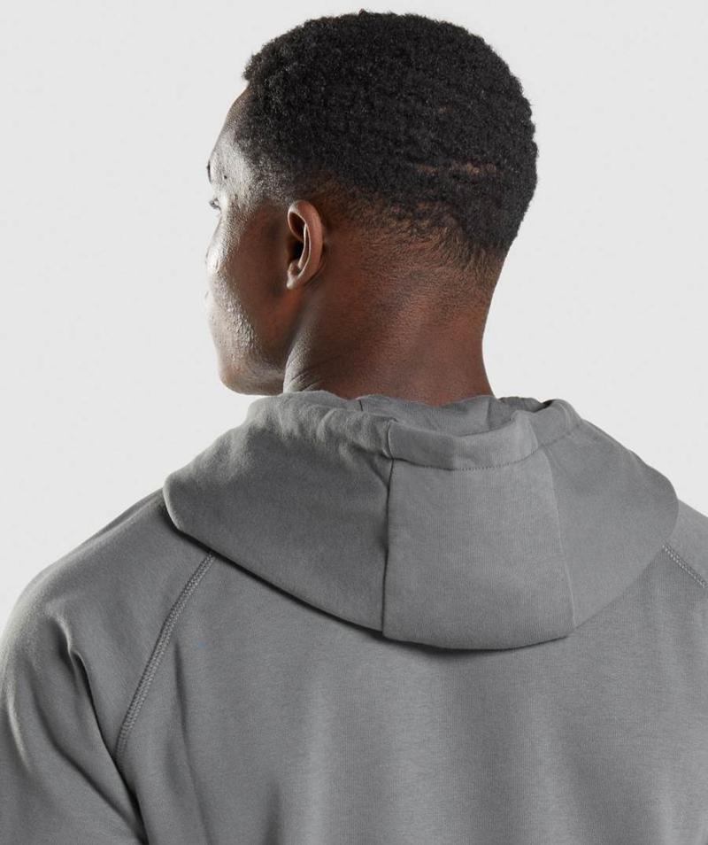 Gymshark Sharkhead Infill Kapucnis Pulóver Férfi Mélyszürke  Hungary |  NWGOM-8634