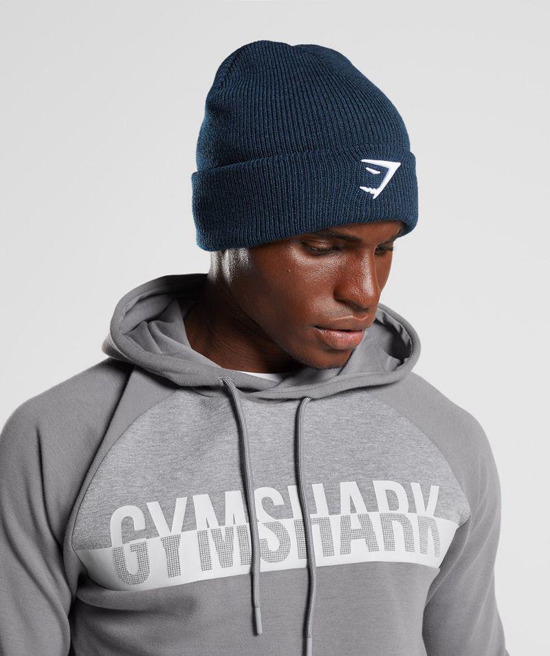 Gymshark Sharkhead Téli Sapka Accessories Sötétkék  Hungary |  RSHXZ-0192