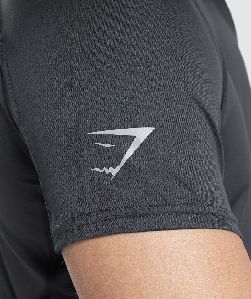 Gymshark Speed Evolve T-Shirts Férfi Fekete  Hungary |  AEPGO-8724