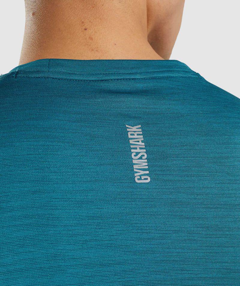 Gymshark Speed T-Shirts Férfi Türkiz  Hungary |  AMBOX-3506