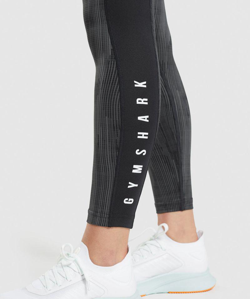 Gymshark Sport Leggings Női Fekete  Hungary |  CATEG-2831