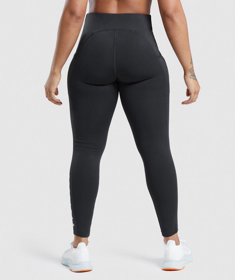 Gymshark Sport Leggings Női Fekete  Hungary |  FWBLT-4651