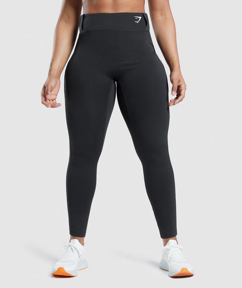 Gymshark Sport Leggings Női Fekete  Hungary |  FWBLT-4651