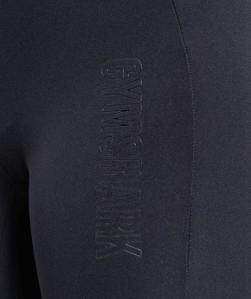 Gymshark Studio Cropped Leggings Női Fekete  Hungary |  EAZKF-8469