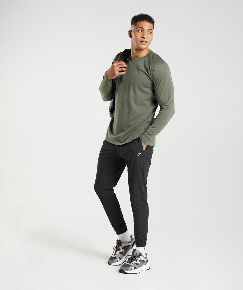 Gymshark Studio Jogger Nadrág Férfi Fekete  Hungary |  BXRZY-6841