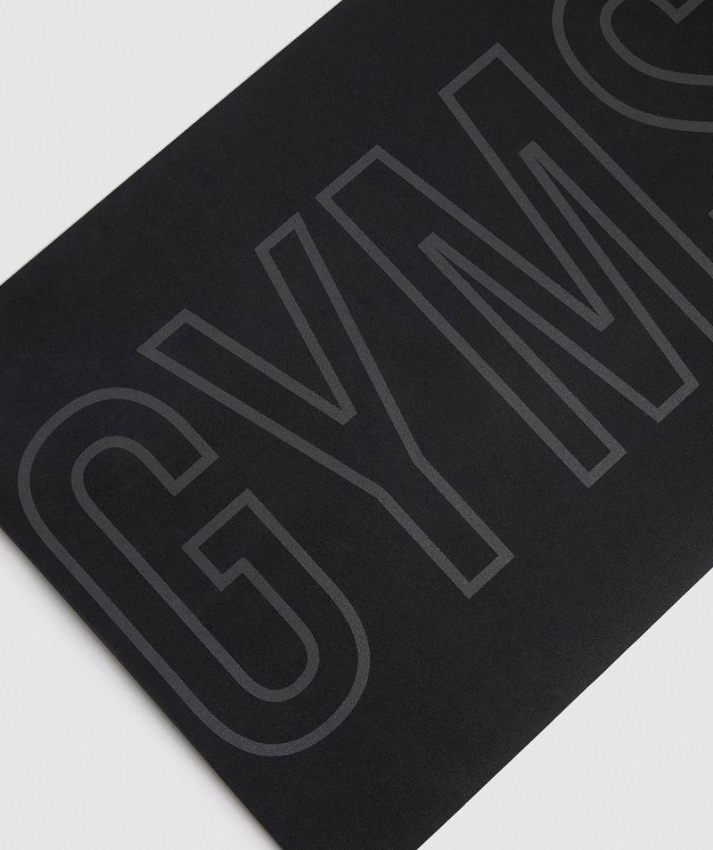 Gymshark Studio Jóga Mats Accessories Fekete  Hungary |  GTOBW-7896