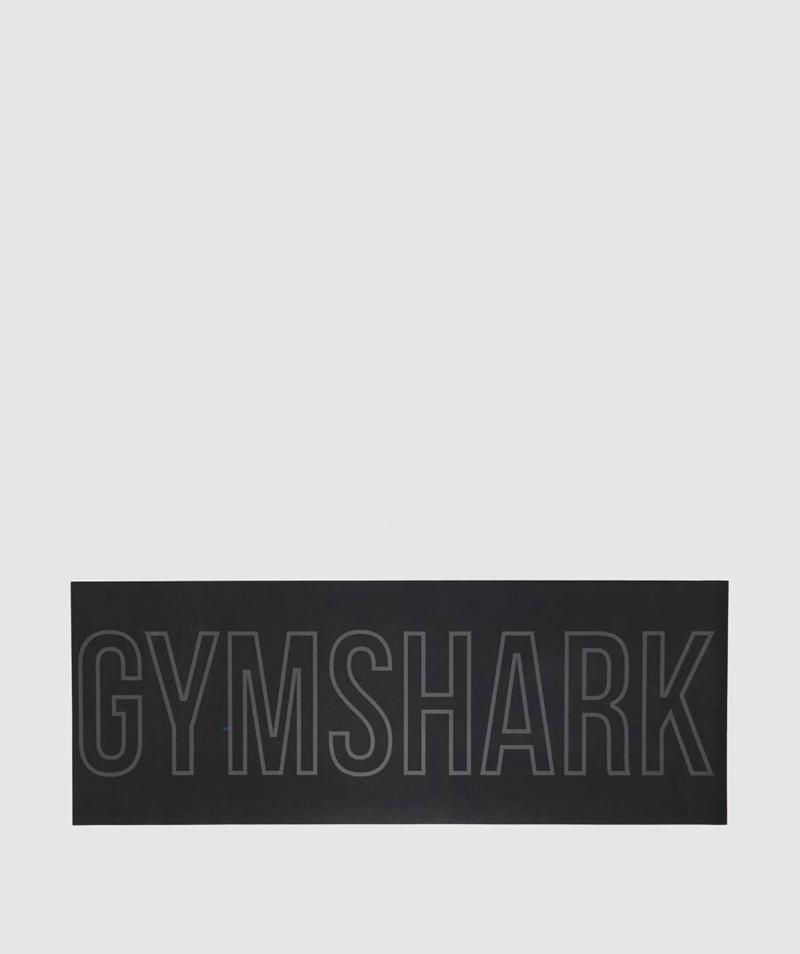 Gymshark Studio Mat Towel Accessories Fekete  Hungary |  GOMUS-4589