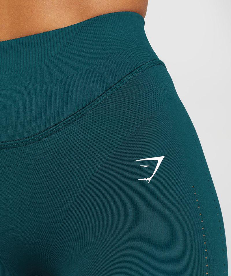 Gymshark Sweat Seamless Sculpt Leggings Női Türkiz  Hungary |  EBPAQ-7341