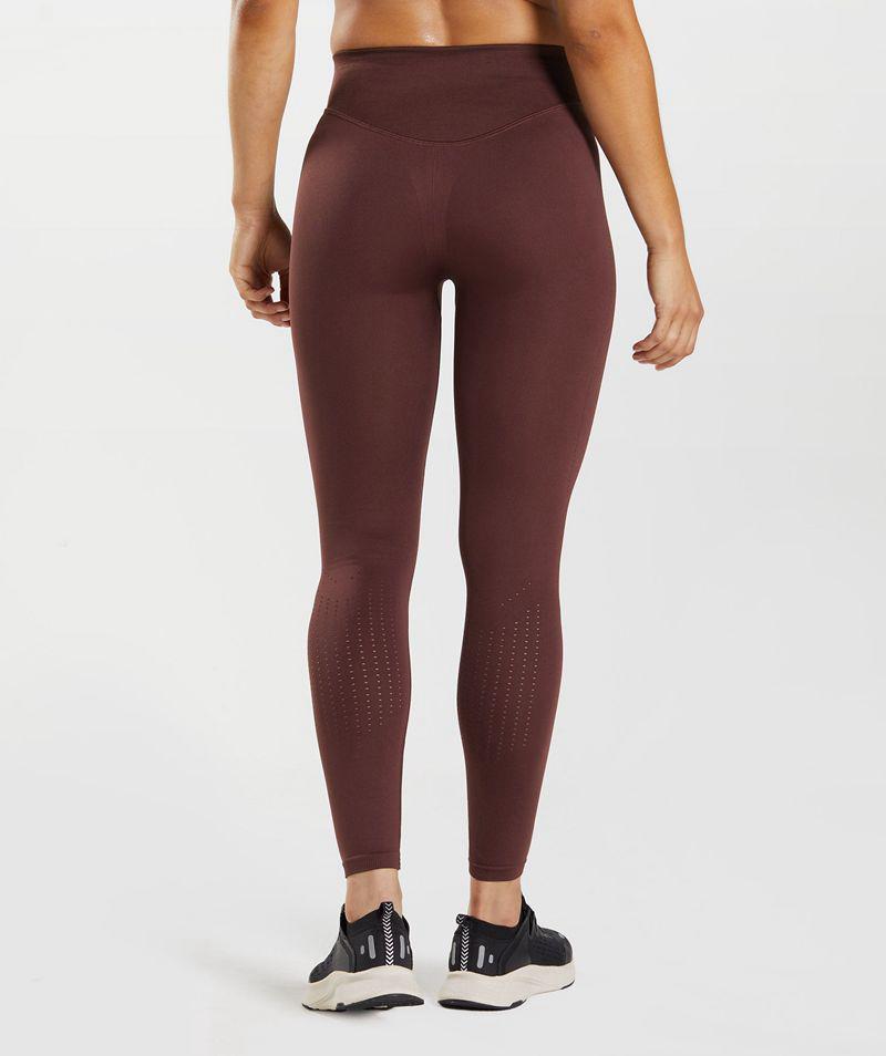 Gymshark Sweat Seamless Sculpt Leggings Női Bordó  Hungary |  IMWKR-3125