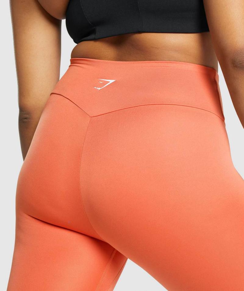 Gymshark Training 7/8 Leggings Női Narancssárga  Hungary |  TNFJC-3905