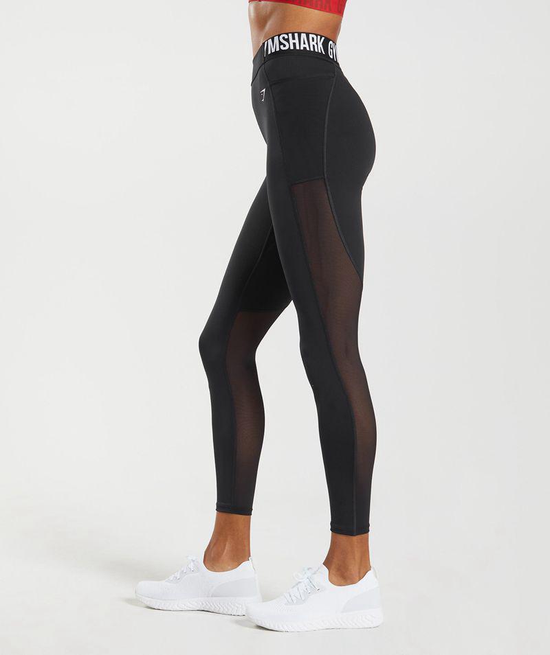 Gymshark Training Brandmark Leggings Női Fekete  Hungary |  XINYV-2195