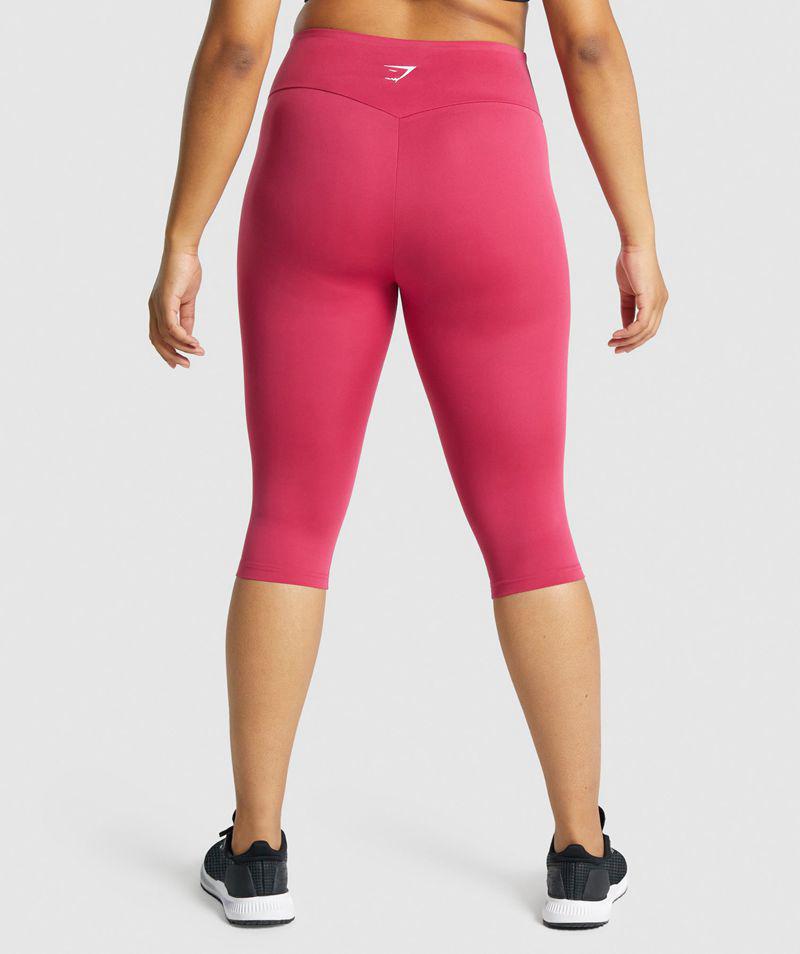 Gymshark Training Cropped Leggings Női Rózsaszín  Hungary |  NWTES-5830