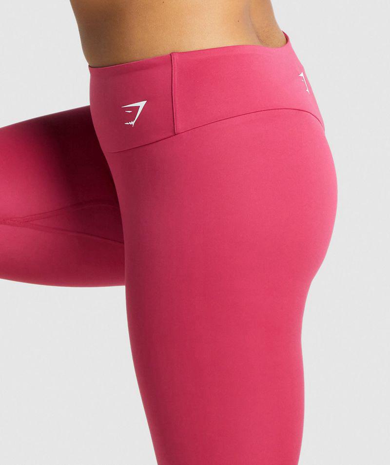 Gymshark Training Cropped Leggings Női Rózsaszín  Hungary |  NWTES-5830