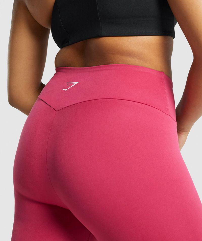 Gymshark Training Cropped Leggings Női Rózsaszín  Hungary |  NWTES-5830