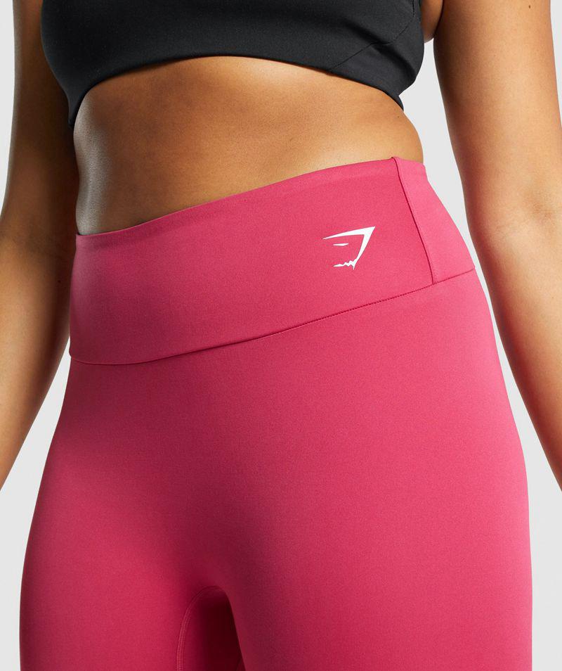 Gymshark Training Cropped Leggings Női Rózsaszín  Hungary |  NWTES-5830