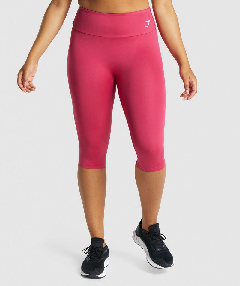 Gymshark Training Cropped Leggings Női Rózsaszín  Hungary |  NWTES-5830