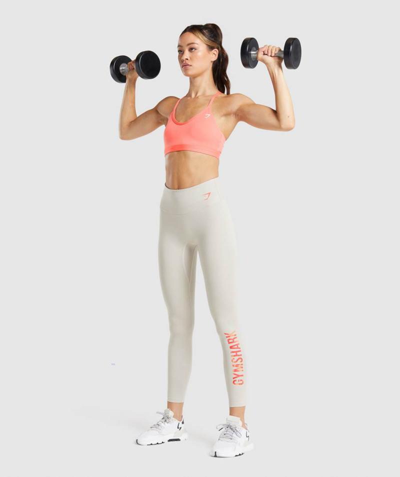 Gymshark Training Grafika Leggings Női Szürke  Hungary |  UIJDZ-2481