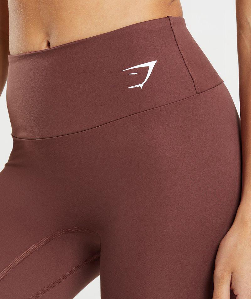 Gymshark Training Leggings Női Bordó  Hungary |  ORWVD-0184