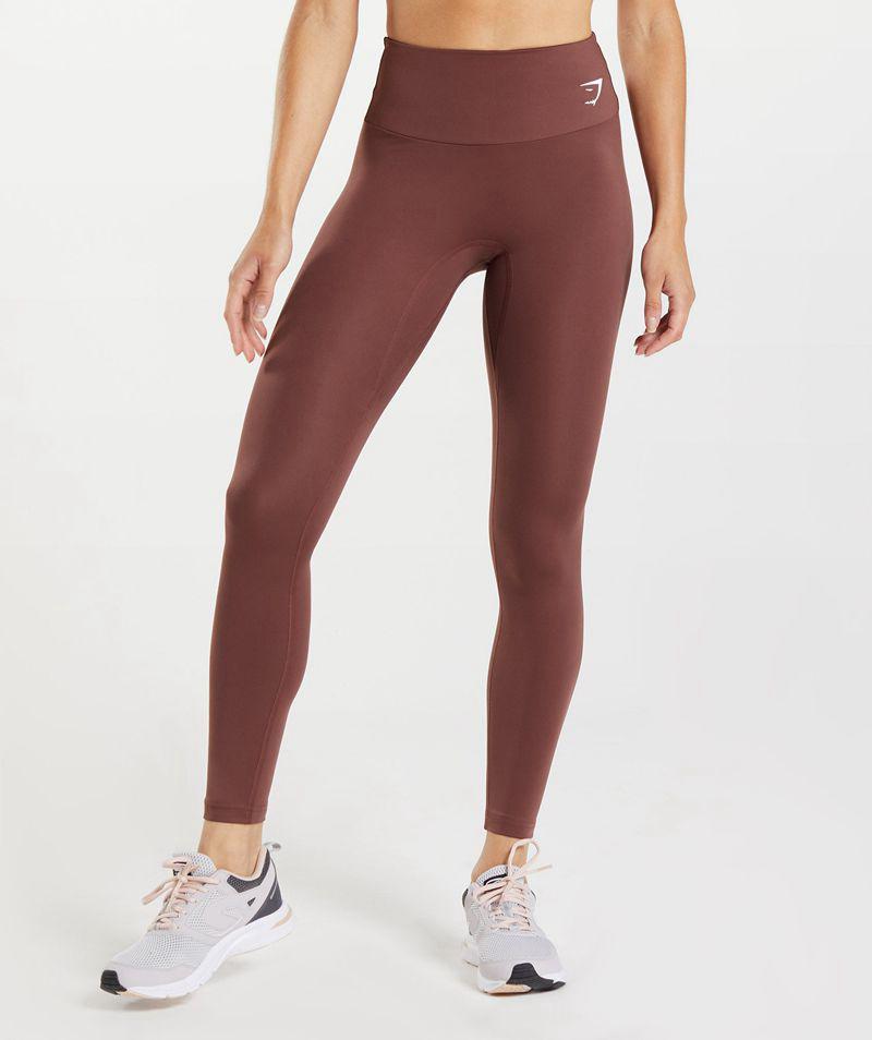 Gymshark Training Leggings Női Bordó  Hungary |  ORWVD-0184