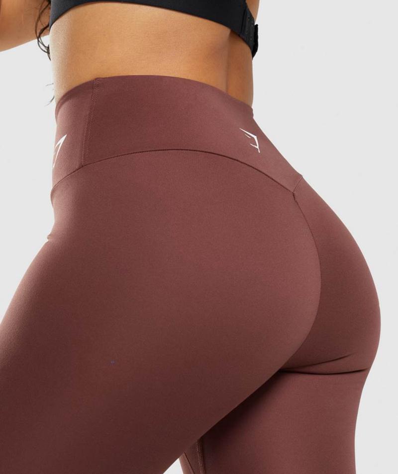 Gymshark Training Leggings Női Rózsaszín Barna  Hungary |  SHACP-9107