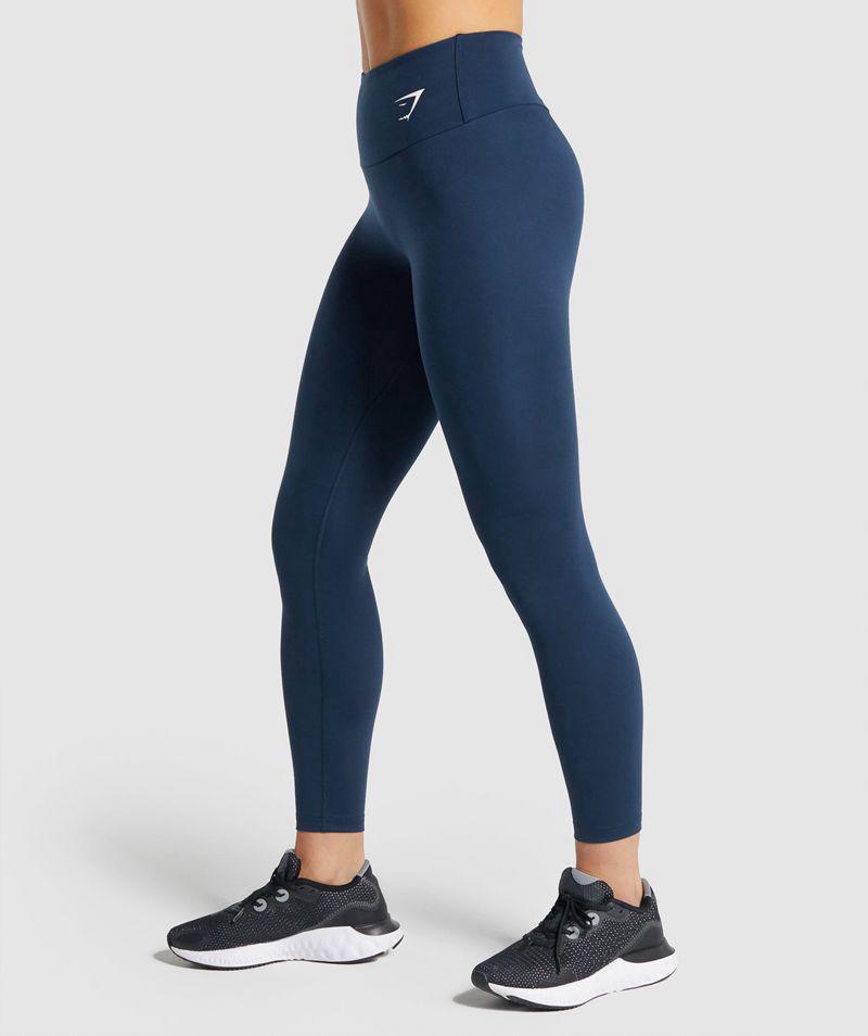 Gymshark Training Leggings Női Sötétkék  Hungary |  TYQPN-5719