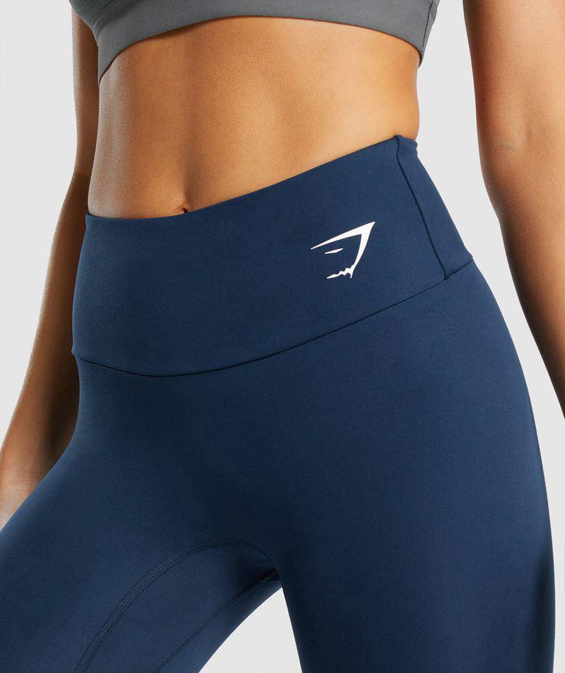 Gymshark Training Leggings Női Sötétkék  Hungary |  TYQPN-5719