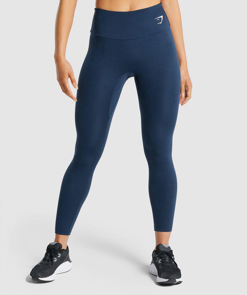 Gymshark Training Leggings Női Sötétkék  Hungary |  TYQPN-5719