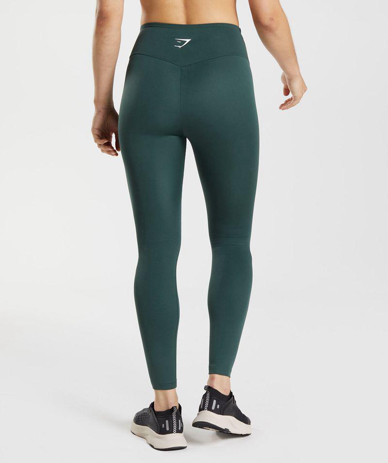 Gymshark Training Leggings Női Zöld  Hungary |  TOAHW-8563