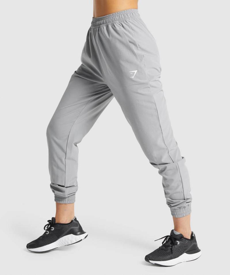 Gymshark Training Woven Jogger Nadrág Női Szürke  Hungary |  GOHYE-7128