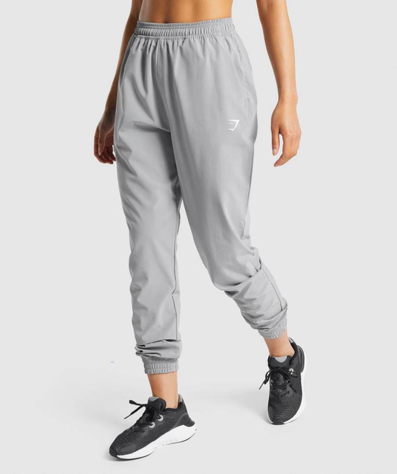 Gymshark Training Woven Jogger Nadrág Női Szürke  Hungary |  GOHYE-7128