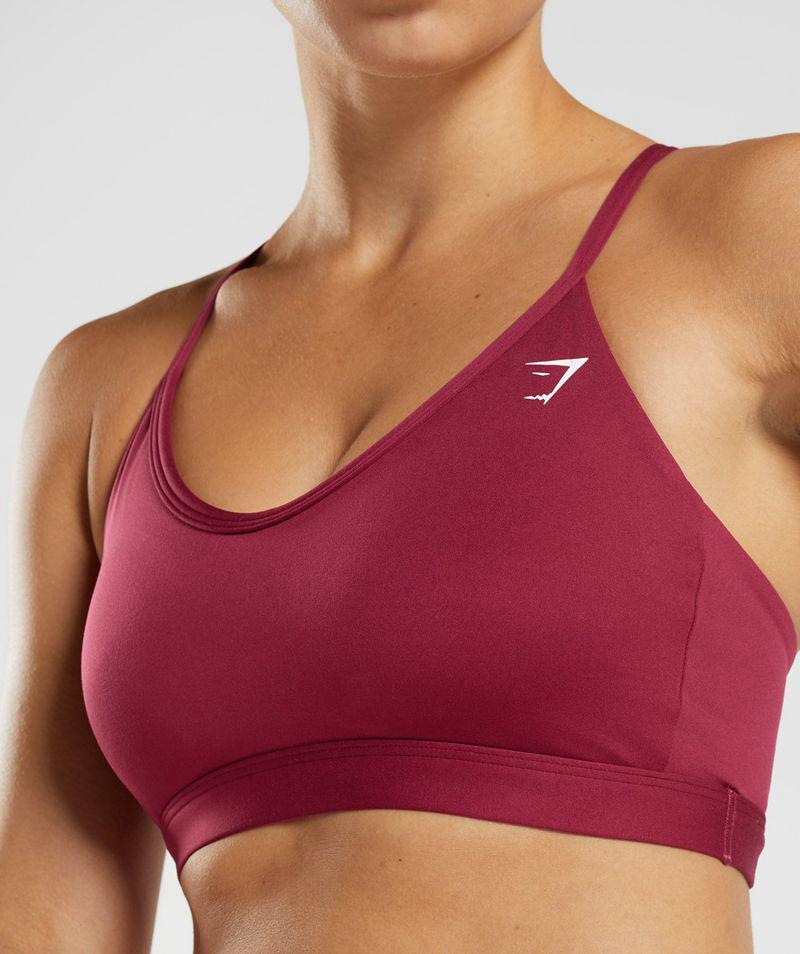 Gymshark V Neck Sportmelltartó Női Rózsaszín  Hungary |  IZFBX-1590