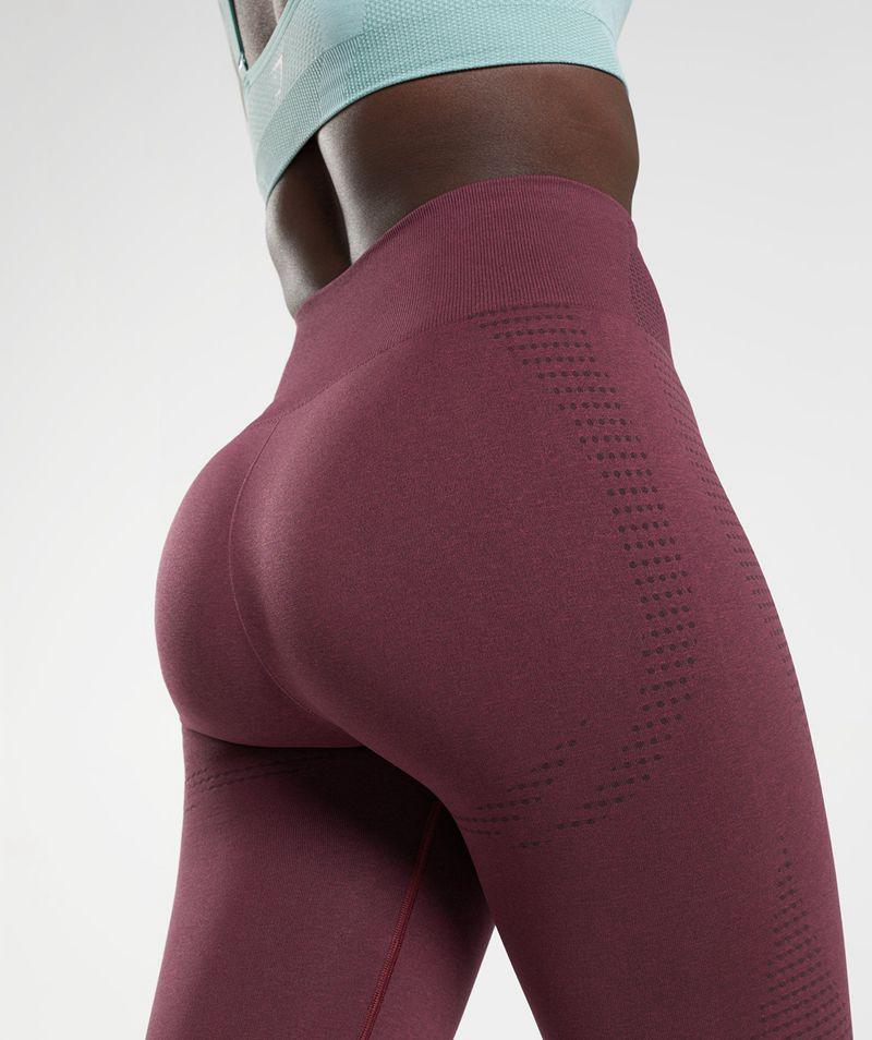 Gymshark Vital Seamless 2.0 Leggings Női Bordó  Hungary |  BRKGJ-9631