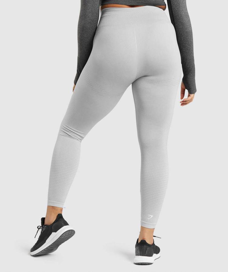 Gymshark Vital Seamless 2.0 Leggings Női Világos Szürke  Hungary |  PYOTD-4035