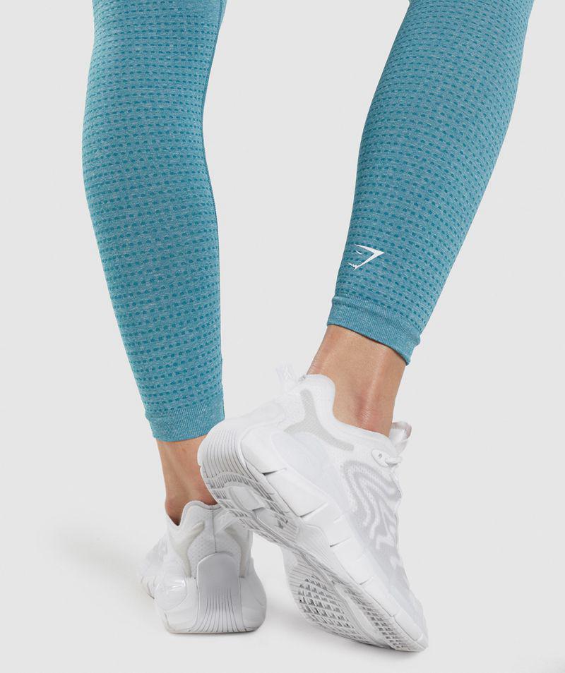 Gymshark Vital Seamless 2.0 Leggings Női Kék  Hungary |  QTZYE-4639