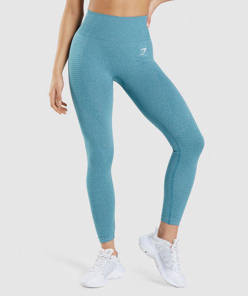 Gymshark Vital Seamless 2.0 Leggings Női Kék  Hungary |  QTZYE-4639