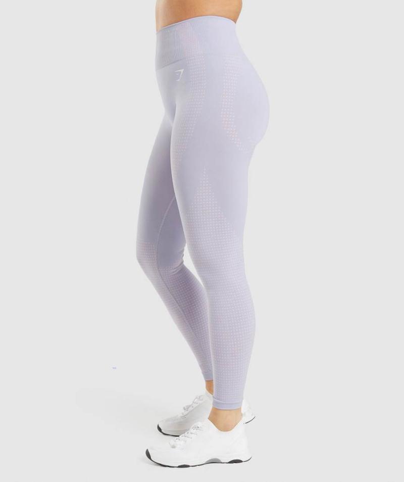 Gymshark Vital Seamless 2.0 Leggings Női Szürke Kék  Hungary |  TGVEB-7892