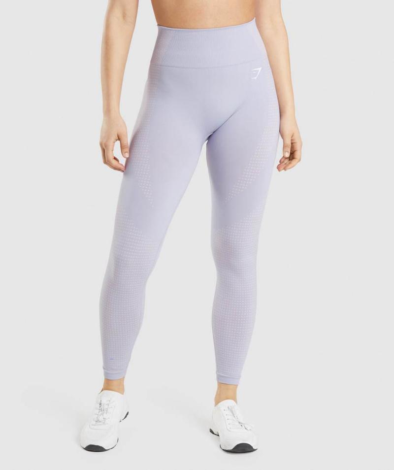 Gymshark Vital Seamless 2.0 Leggings Női Szürke Kék  Hungary |  TGVEB-7892