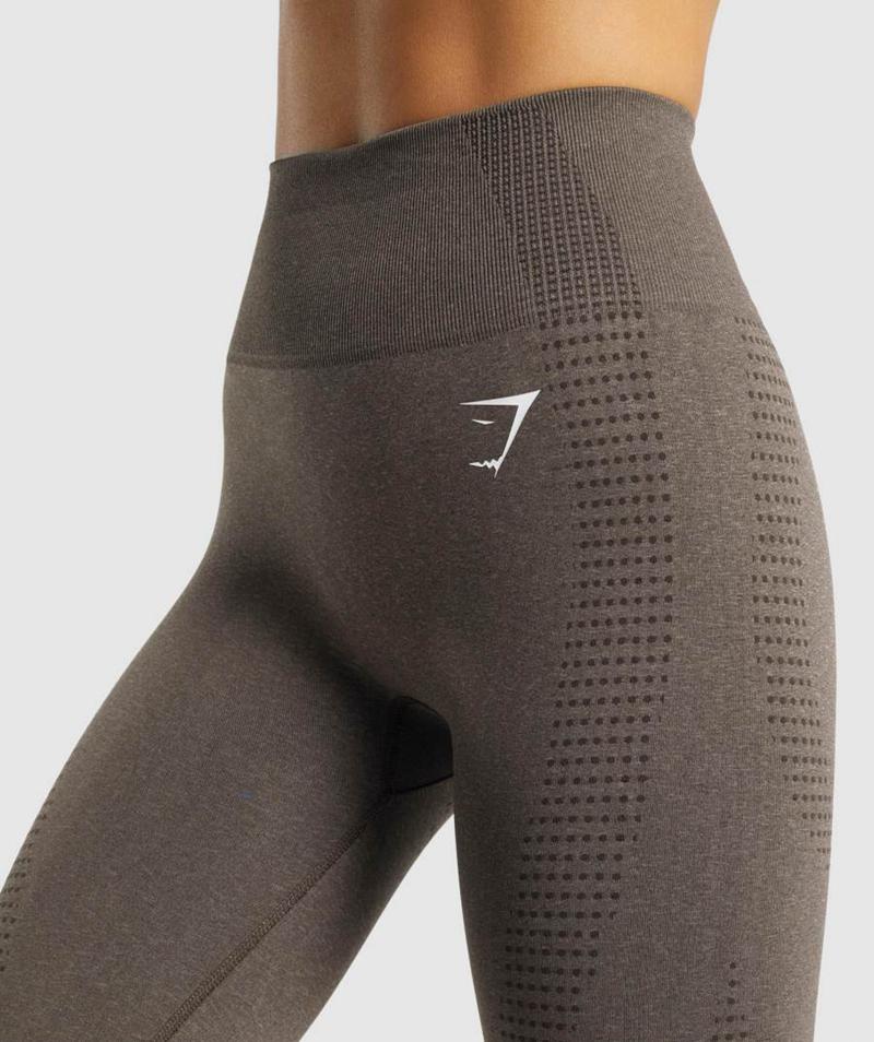 Gymshark Vital Seamless 2.0 Leggings Női Barna  Hungary |  UWGED-6742