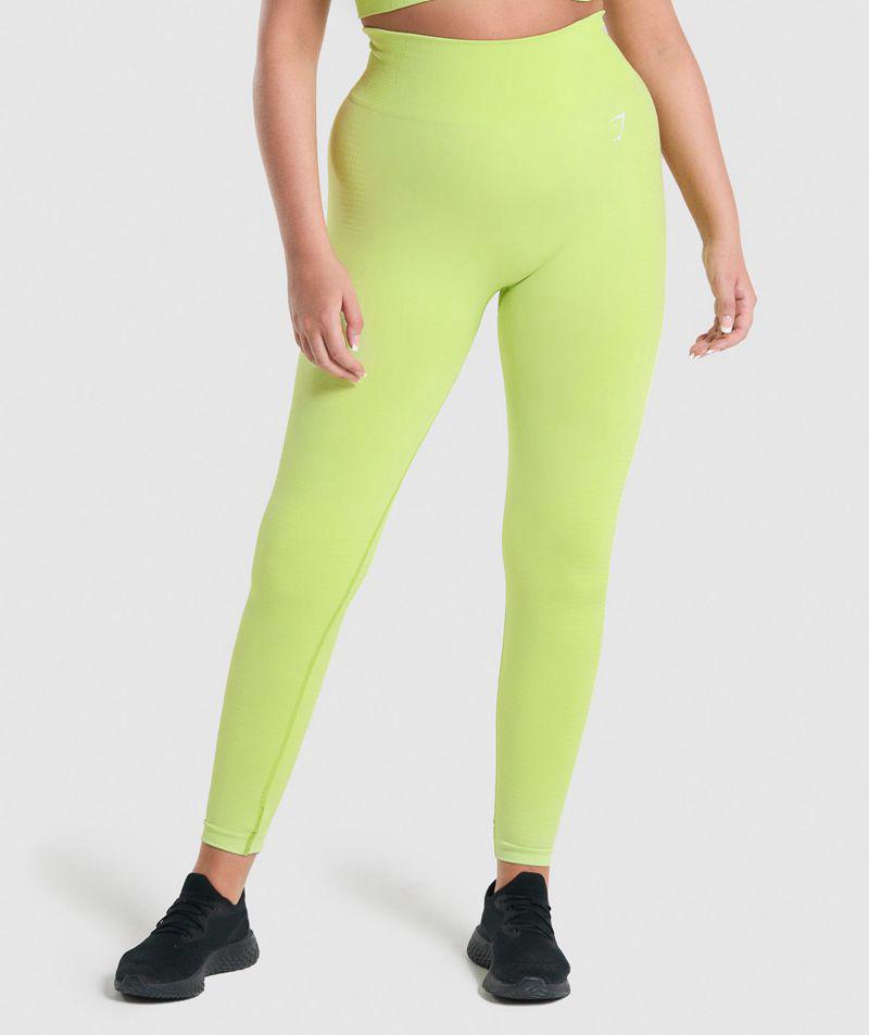 Gymshark Vital Seamless 2.0 Leggings Női Sárga  Hungary |  YNELQ-3081